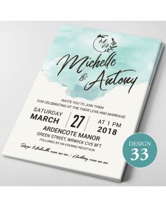 Wedding Invitation | Design 33
