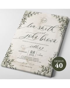Wedding Invitation | Design 40